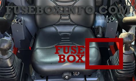 where is the fuse box on a skid steer|Kubota Skid Steer Loader SSV75 ISO Fuse Box Info .